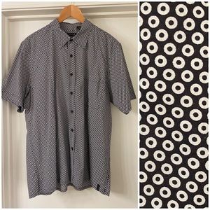 Kenneth Cole Short Sleeve Men’s Shirt Size XL
